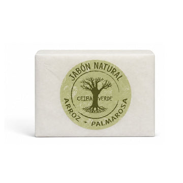 Jabón Natural de Arroz y Palmarosa
